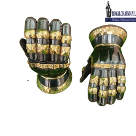 Medieval Fantasy Hourglass Gauntlets