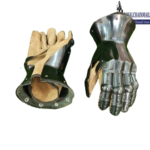 Medieval Knightly Hourglass Gauntlets