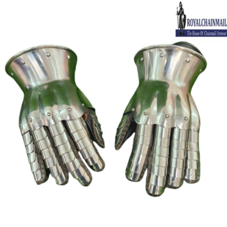 Stainless Steel Medieval Combat store Gauntlets