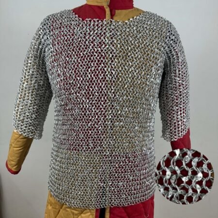 9 mm Round Ring ,Aluminum Chain mail Shirt