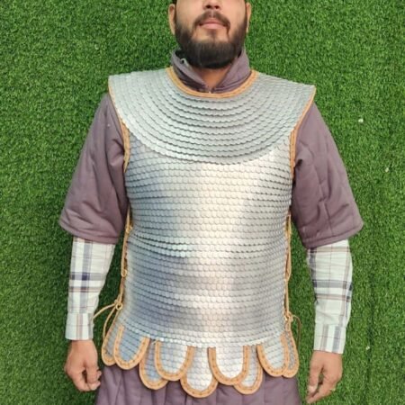 Aluminum Scale Squamata (Scale Armour) with Double pteruges ,Roman Squamata