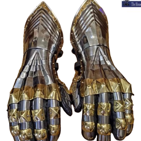 Gothic Armored Medieval Polished Knights Gauntlets