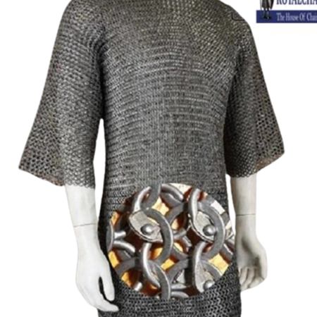 9 MM Round Rivet With Flat Washer Chainmail Shirt Hubergeon Chainmail