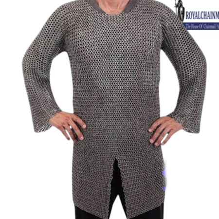 Stainless Steel Chain mail Shirt , 9 mm Flat Ring Round Riveted ,Stainless steel shirt,