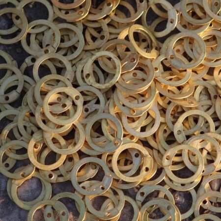 Chainmail Brass Loose 6 mm  Flat Rings - Brass Flat Rings / ID 6mm,