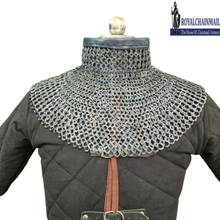 9 mm Titanium Flat Riveted Chain mail Collar